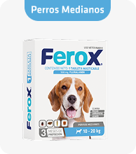 Ferox tableta perros medianos de 10 - 20 Kg